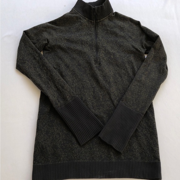 Lululemon Rest Less 1/2 Zip Pullover in Black Armory size 8? - Picture 8 of 14